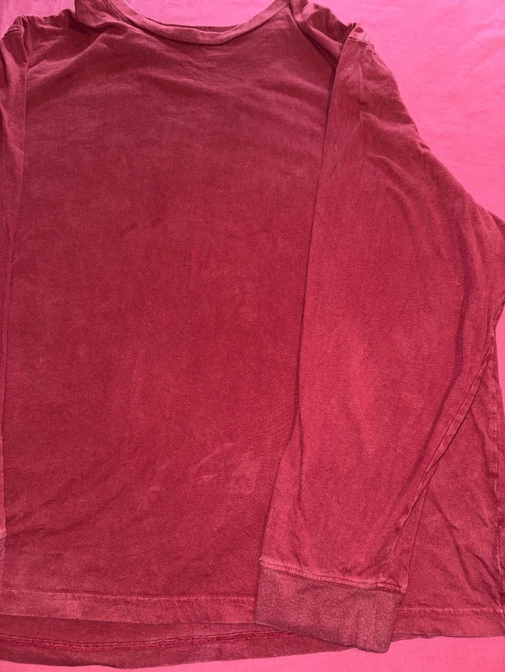 George long sleeve t- shirt Maroon/dark red 3XL
